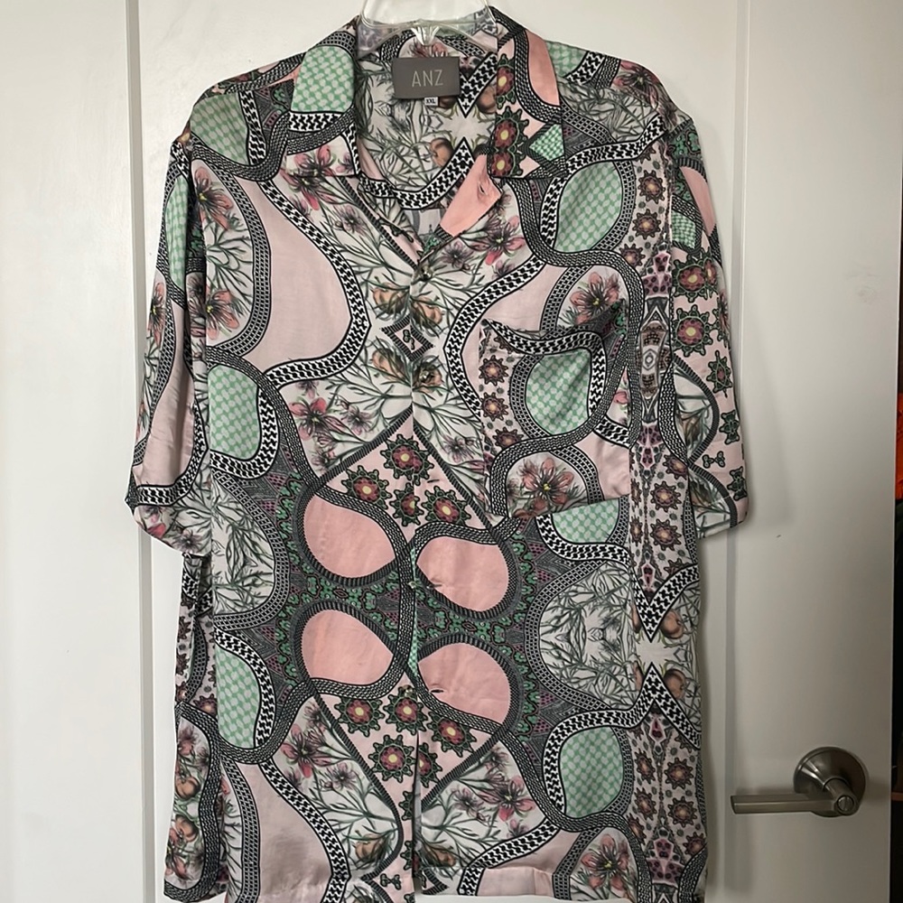 ANZ brand silk shirt XXL worn once